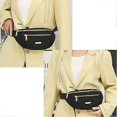 thumbnail image 4 of Riñonera de moda ZHAOCHENG para hombre y mujer Ligera y ajustable Negro, 4 of 5