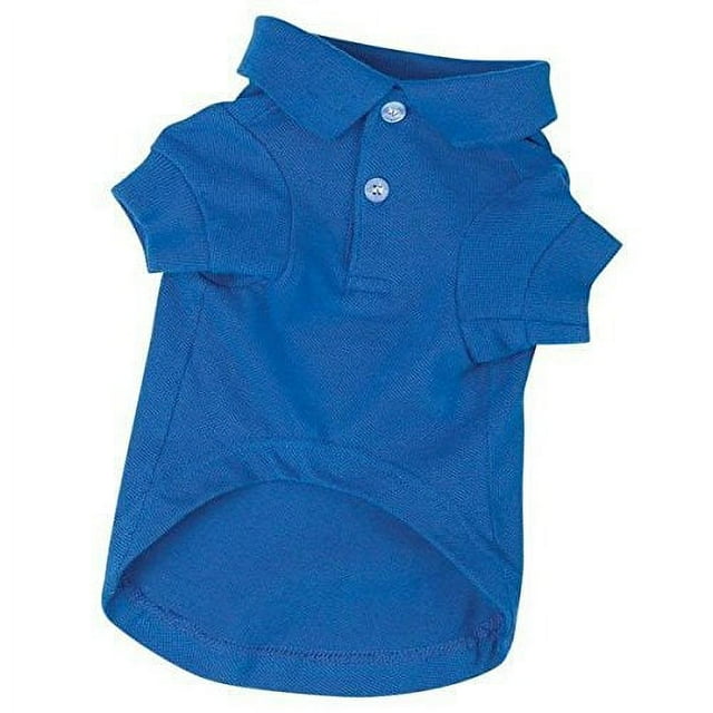 POLO DOG SHIRT Preppy Button Down Cotton Shirts for Dogs 5 Colors To Choose From(Large - 20" Tomato Red)