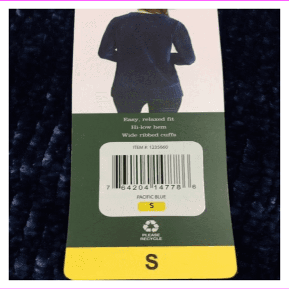 Orvis Ladies' Chenille Sweater S/Pacific Blue