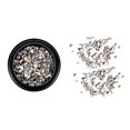thumbnail image 1 of BECLOTH Nail Arts Crystal Rhinestones Nail Rhinestones Craft Rhinestones Flat And Pointed Round Rhinestones For Nail Makeup And Face Gems, 1 of 1