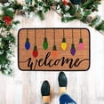 thumbnail image 2 of Christmas Decor Christmas Doormats Blanket Welcome Home Front Door Decorations Santa Xmas Decor Door Mat, 2 of 3