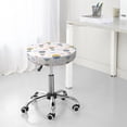 thumbnail image 5 of hot air balloon Round Bar Stool Seat Covers, Elastic Round Chair Cover Stool Seat Slipcover Bar Stool Cushions Round Pad for 12-14 inch, 5 of 5