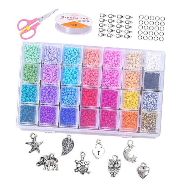 28 para joyas, suministros s de 3mm para suministros de abalorios DIY C Zulema pulsera de cuentas