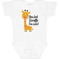thumbnail image 3 of Inktastic You Bet Giraffe I'm Cute Boys or Girls Baby Bodysuit, 3 of 5