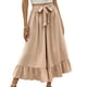 thumbnail image 2 of Pantalones Sueltos Con Dobladillo Con Volantes,Pantalones De Mujer Con Lazo De Cintura Alta Pantalones Con Dobladillo Con Volantes Pantalones Con Dobladillo Suelto De Cintura Alta Tecnología Avanzada, 2 of 8
