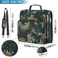 thumbnail image 4 of 3 Ring Zipper Binder with Shoulder Strap Waterproof Trapper Keeper 2 Inch D-Ring 500 Sheets Capacity Fishes and Star, 4 of 8