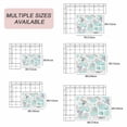 thumbnail image 6 of Coastal Coral Outdoor Rug 4x6 Ft, Non Slip Washable Area Rug, Ocean Nautical Turtle Seashells Starfish Patio Rugs Carpet Runner, Large Floor Mat for Indoor/Outdoor Deck Porch Camping, 6 of 8