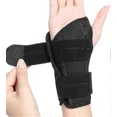 thumbnail image 1 of Carpal Tunnel Wrist Brace For Tendonitis Arthritis, Breathable Wrist Splint Brace Night Support Adjustable StrapsL-RighthandsBlack, 1 of 1