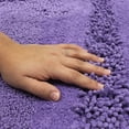 thumbnail image 4 of Mohawk Home Plush Cotton Fade/Stain Resistant Non-slip Machine Washable Bath Mat, Fiesta Orchid, 2' 3" x 3' 9", 4 of 8