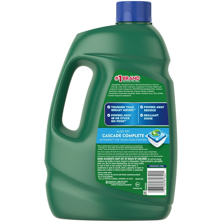 Cascade Ultra Gel Advanced Power Liquid Dishwasher Detergent