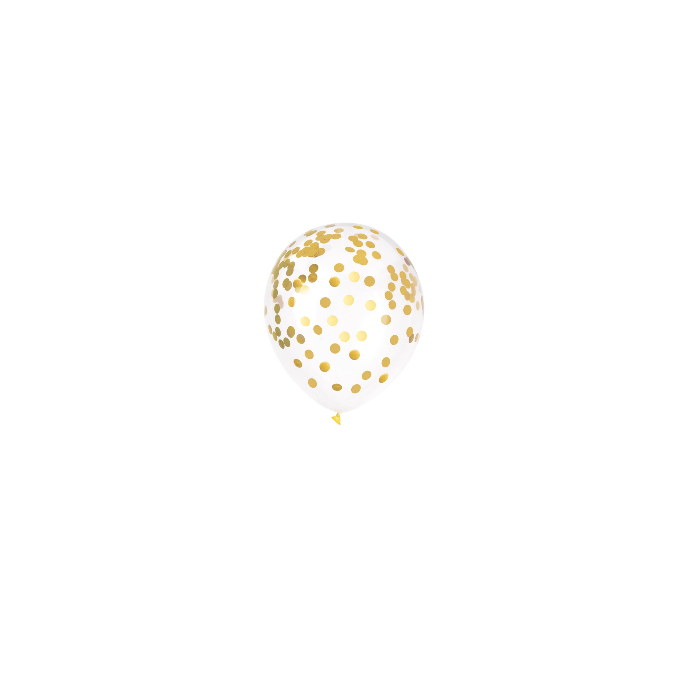 Gold/White/Confetti-Filled Latex Balloon Arch Kit, 36 Pieces