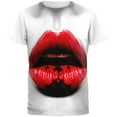 thumbnail image 1 of T-Shirt pour Adulte avec Baiser de Mort Partout d'Halloween, 1 of 1