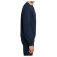 thumbnail image 3 of Mens Core Fleece Classic Crewneck Cotton/Poly fleece Sweatshirt Navy M, 3 of 6