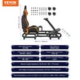 thumbnail image 2 of VEVOR Racing Wheel Stand with Wheels For Logitech G923/G920/G29, Heavy Duty Steel Driving Simulator Cockpit-Thrustmaster T248P, Steering Wheel Bracket & Foot Pedal Adjustable, Max Load 330 LBS, 2 of 8