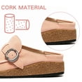 thumbnail image 5 of BERANMEY Casual Women's Mules & Clogs Slip-On Memory Foam Cloud Mules for Womens Mens with Non-Slip Sole Indoor/Outdoor Comfort Supportive Cork Sole Mules for Women 2025, 5 of 8