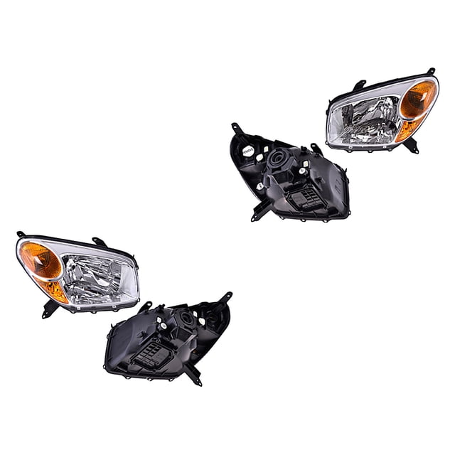 Par de Faros Rav4 2004 A 2005 Toyota DEPO .