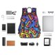 thumbnail image 4 of Balery Vintage Audio Cassettes Mochila ligera para hombre y mujer: duradera e impermeable, ideal para la escuela, el trabajo, viajes y uso diario., 4 of 7