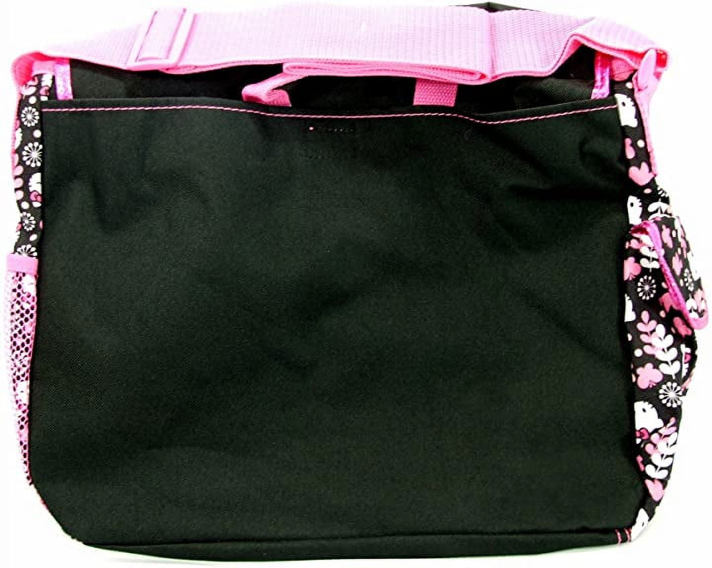 Hello kitty School Messenger Bag (Size 14", Black)