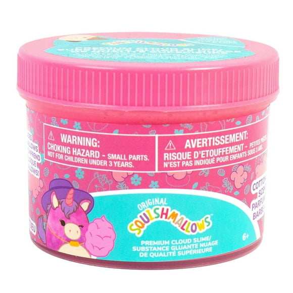 Original Squishmallows™ Lola the Unicorn Premium Cloud Slime, Cotton Candy Scented