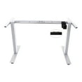 thumbnail image 1 of AnthroDesk Programmable Single Motor Electric Sit Stand Desk (White Frame), 1 of 7