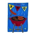 thumbnail image 2 of Time to BBQ House Applique Flag, 2 of 2