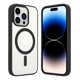 thumbnail image 3 of Mr. Gadgets Funda Transparente Color Compatible Con Magsafe Silicona Acrilico Clear Color Case Carcasa Para iPhone 16 Pro Negro., 3 of 7