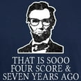 thumbnail image 3 of CafePress - Hipster Lincoln T Shirt - Men's Classic Graphic Cotton T-Shirt, 3 of 4