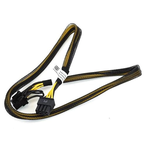 GPU Power Cable 8pin Male to 6 2 pin Male for Dell T5820 T7820 Workstation P/N: 076VYK 76VYK