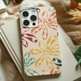 thumbnail image 2 of Cases Cover, Abstract Retro Floral Tough Phone Case – Dual Layer Shockproof Cover for iPhone 16 Pro Max, 16 Plus, 15, 14, 13, 12, 11, X, Samsung Galaxy S25, S24, S23, S22, 2 of 5
