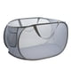 thumbnail image 1 of Cesto para la colada desplegable, cestas horizontales plegables con asas y bolsillo lateral, malla resistente plegable para lavandería, baño, habitación de niños, dormitorio universitario o viajes (gr, 1 of 5