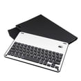thumbnail image 1 of Compatible FT-1039B Bluetooth 3.0 Aluminum Alloy Keyboard + Leather Case High quality Gift, 1 of 4