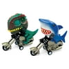 Adventure Force Beast Riders - Realistic T-Rex & Shark on Motorbikes