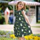 thumbnail image 5 of Fotbe Green Frogs Vestido de Dormir para Niñas de 3 a 10 Años, Mangas Cortas, Estilo Princesa, Pijama Camisón con Mangas Voladas-Small, 5 of 6