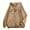 Khaki, variant on Women Zip Up Hoodie with Los Angeles California Applique and Drawstring Casual Travel Streetwear Pullover Top