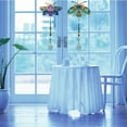 thumbnail image 3 of Paquete de 2 adornos para ventanas con pintura de diamantes, candelabro de cristal, colgante de carillón de viento para el hogar y el jardín, 3 of 5