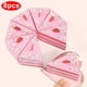 thumbnail image 1 of Cajas de regalo triangulares con forma de pastel | Juego de 8 cajas realistas para dulces y postres, ideales para recuerdos de fiestas de cumpleaños, 1 of 6