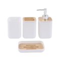 thumbnail image 4 of yotijay 4 Pieces Bathroom Accessories Gift Bathroom Organizer for Restroom Household 009 white, 4 of 9