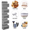 thumbnail image 6 of Over The Door Organizer Storage, 5 shelf Door Organizer Hanging, Hanging Closet Organizers and Storage Organizer for Closet, Baby Kids Closet Door Organizers for Storage, Nursery,Bedroom (Grey), 6 of 7