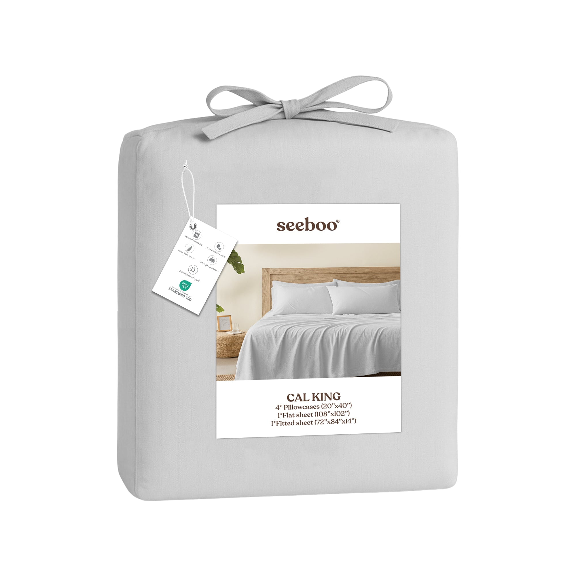 6-Piece Microfiber Bed Sheets ? Ultra-Soft, Wrinkle-Free, Deep Pocket Fit