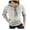 a01Gray, variant on Men's Autumn Plush Hoodie Fuzzy Fleece Solid Color Long Sleeve Loose Drawstring Hooded Sweatshirt with Pocket Army Green M