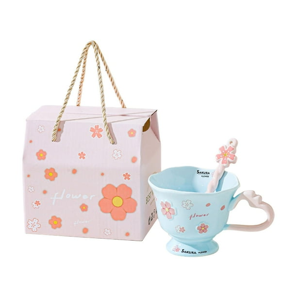 Taza de cerámica para café, capuchino, leche, cacao, té, chocolate caliente. Azul