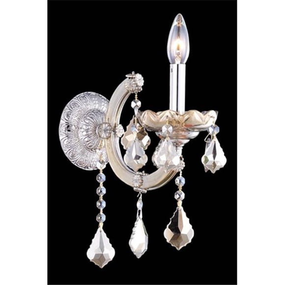 2800W1GT-GT-RC 8 W x 12 H in. Maria Theresa Collection Wall Sconce - Royal Cut, Golden Teak Finish