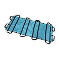 thumbnail image 1 of Camilla Suave Macarena con 12 Manijas Plegable para Transporte de Pacientes Azul, 1 of 7