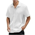 thumbnail image 1 of Shirts for Men Casual Short Sleeve Button Down Shirts Summer Beach Collared Shirts, 1 of 7