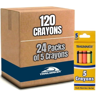 Cra-Z-Art Crayons Assorted Colors 4/Box 12 Boxes/Pack (10217-48