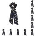 thumbnail image 1 of Minnieouse Banda para el cabello con cinta vintage para mujer: aspecto único, sin esfuerzo, cómoda, pequeña, fresca y larga banda para el 142Amo el negro 10Conjunto, 1 of 6