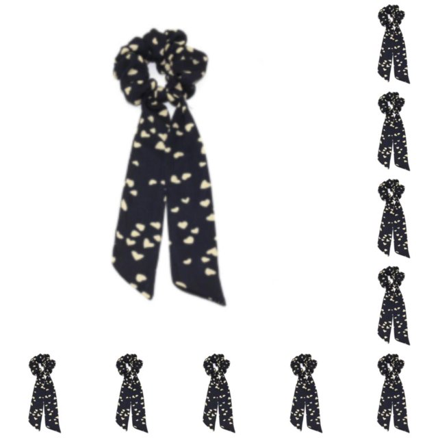 Minnieouse Banda para el cabello con cinta vintage para mujer: aspecto único, sin esfuerzo, cómoda, pequeña, fresca y larga banda para el 142Amo el negro 10Conjunto