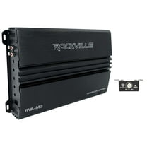 Rockville RVA-M3 V2 4000w Peak/1000w RMS @ 1 Ohm Amplifier Mono Car Amp Remote