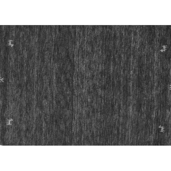 Ahgly Company Indoor Rectangle Abstract Gray Contemporary Area Rugs, 8' x 12'