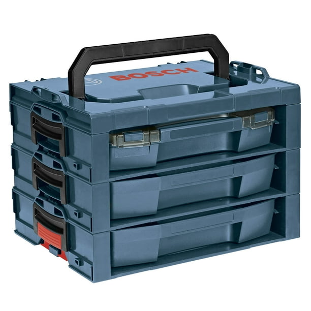 Kit completo de almacenamiento de herramientas BOSCH L-RACK con i-boxx53, LST72-OD